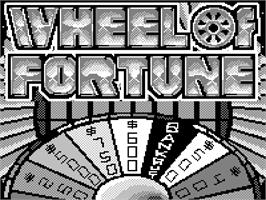 Title screen of Wheel Of Fortune on the Tiger Game.com.
